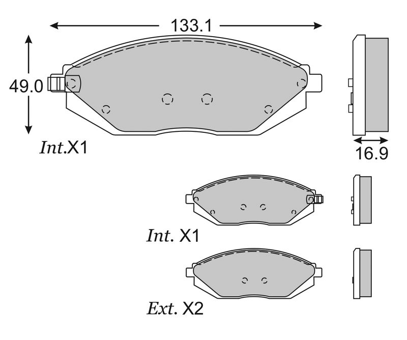 BALATA CHEVROLET BEAT SPARK